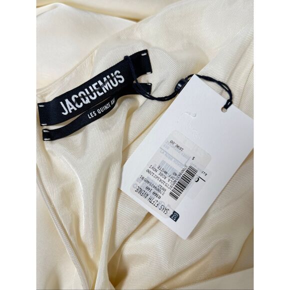 JACQUEMUS La Robe Novio In Beige Size 40 / US 8 - Picture 11 of 14